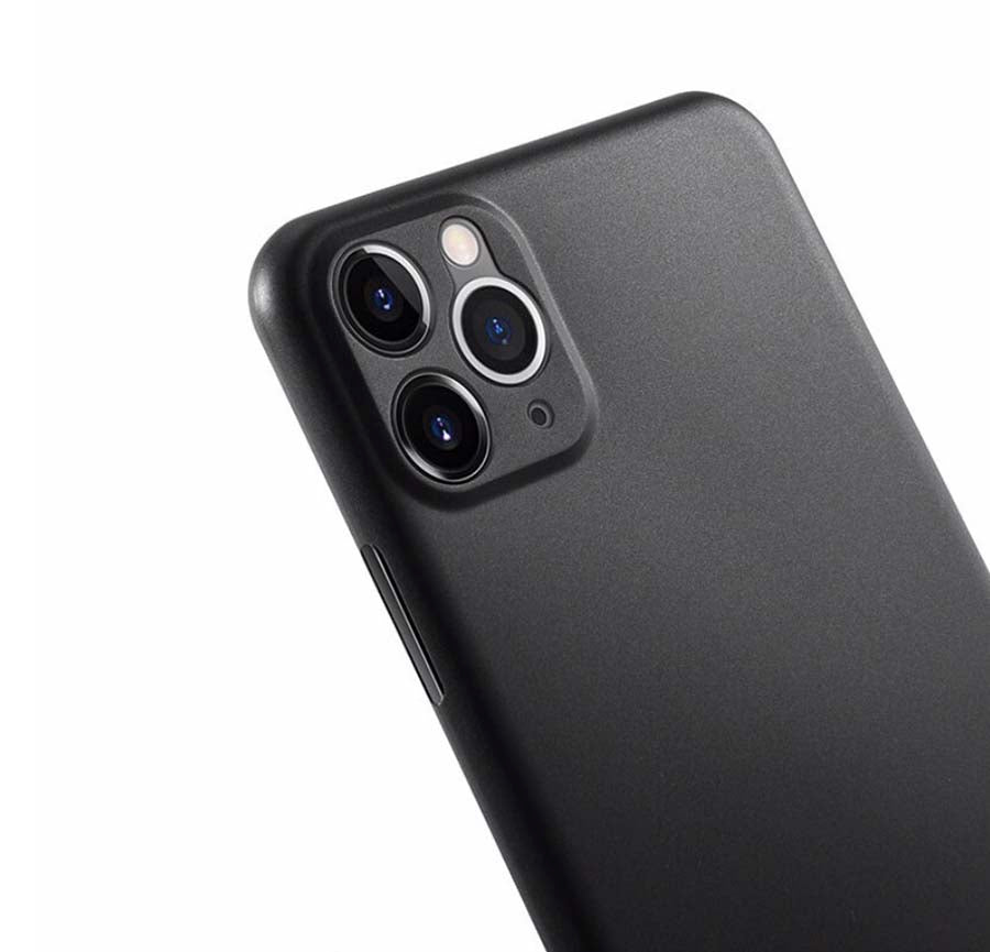 Coque silicone avec protection caméra iPhone 11 (noir) 