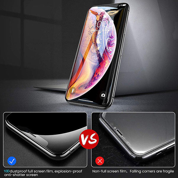 Verre trempé 10D bords biseautés - Protection 9H pour iPhone 11/Pro/Ma –  iPhoShop