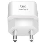 Chargeur rapide intelligent de voyage - Baseus - Blanc (2.1A)