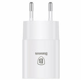 Chargeur rapide intelligent de voyage - Baseus - Blanc (2.1A)