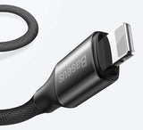 Câble Baseus USB-C vers Lightning avec Charge Rapide 1 et 2 m