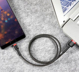 Câble Baseus USB Type C pour smartphone et tablette avec charge rapide - 1 mètre
