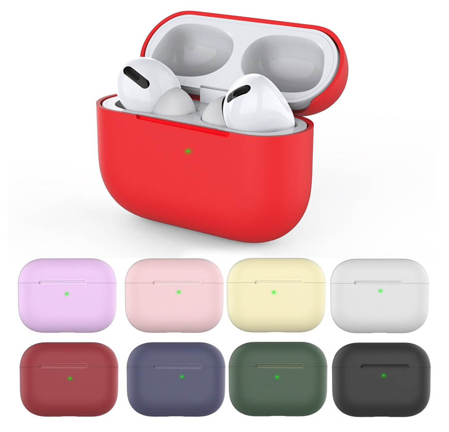 Coque Silicone ATUAT Pour AirPods Pro (2019) – Silicone Alimentaire 2,5 Mm – Protection 360°, Compatible Charge