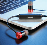 Écouteurs Bluetooth Sport Baseus intra-auriculaires - Encok S07 - Noir/Rouge