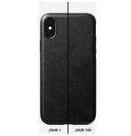 Nomad Rugged - Coque en cuir pour iPhone XS Max - Noir