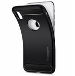 Coque Spigen Rugged Armor pour iPhone XS Max - Noir