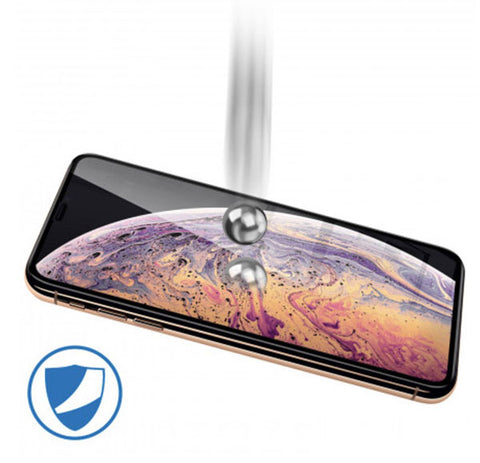 Verre trempé iPhone 7 / 8 noir contour intégral 5D bords incurvés 9H