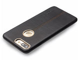 Coque iPhone 7 Plus Qialino en cuir véritable - Noir