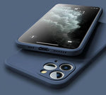 Coque Luxe Silicone/Microfibre pour iPhone 12/mini/12 Pro/12 Pro Max