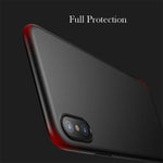 Coque Originale Ultra Slim de 0.3mm pour iPhone XS/Max/XR/X/SE 2020/8/7/6S/6 (Plus) - Noir mat