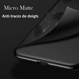 Coque Originale Ultra Slim de 0.3mm pour iPhone XS/Max/XR/X/SE 2020/8/7/6S/6 (Plus) - Noir mat