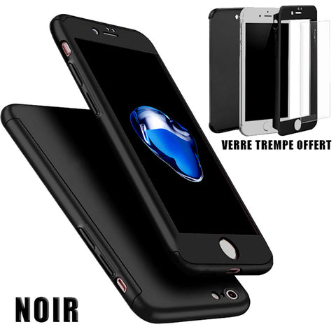 Coque intégrale 360° iPhone 6/6S/7/8/SE 2020 (Plus)/X/XR/XS/MAX + verr –  iPhoShop